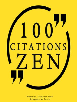 cover image of 100 citations zen